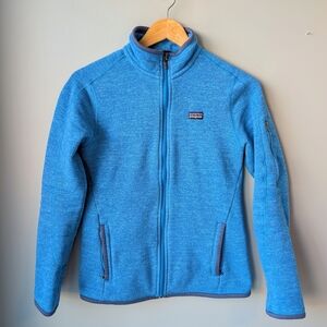 Patagonia Blue Full-Zip Fleece Jacket